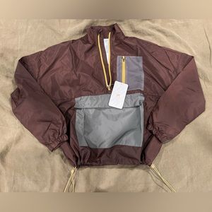 Fabletics Shawn Cropped Half-Zip Jacket